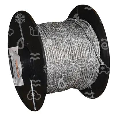 kabel topný metráž, 30 W/m, 230 V, 50 Hz, silikonový, ocelový ople